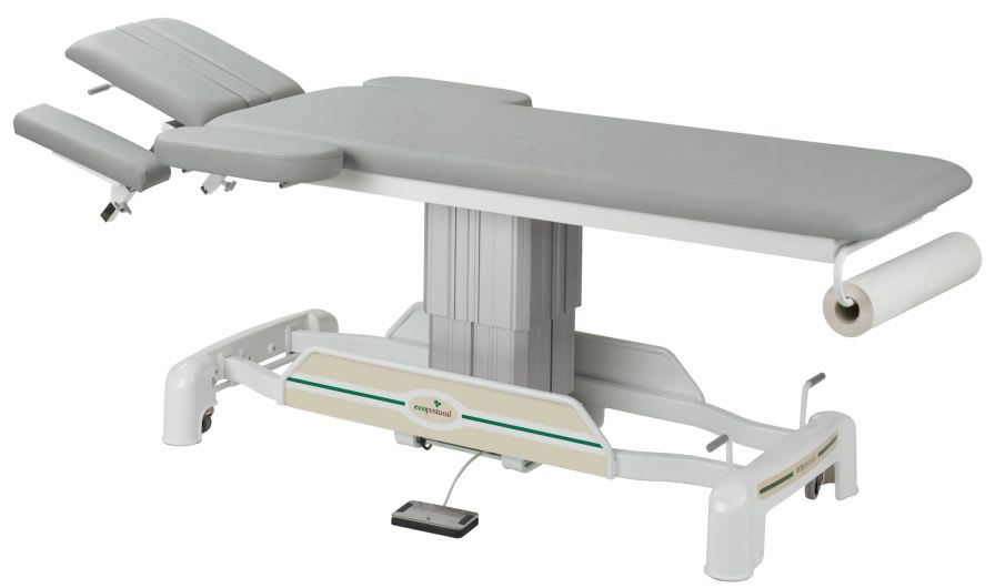 Electrical examination table / height-adjustable / 2-section C-6042-M48 Ecopostural