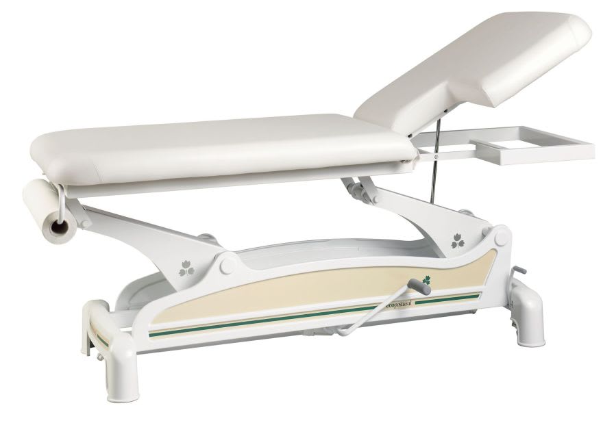 Hydraulic examination table / on casters / height-adjustable / 2-section C-3782-M64 Ecopostural