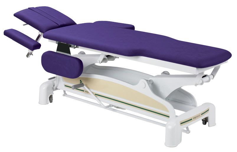 Hydraulic examination table / height-adjustable / on casters / 2-section C-3764-M48 Ecopostural