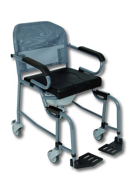 Shower chair / on casters / with armrests NOUMÉA 200 HMS-VILGO