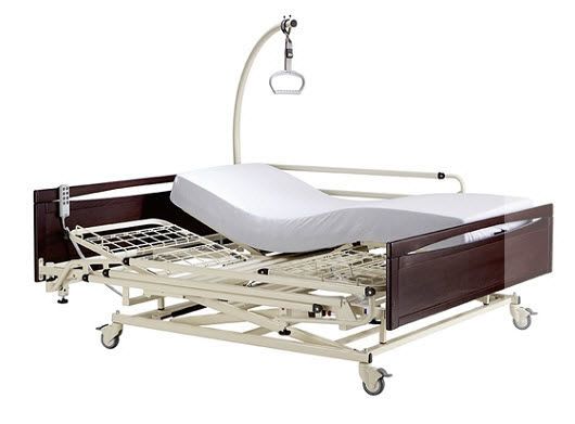 Homecare bed / electrical / height-adjustable / on casters EURO 3000 LM HARMONIE HMS-VILGO
