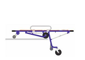 Rescue stretcher trolley / removable platform / pneumatic / 2-section 160 kg | Ella Self Spencer Italia