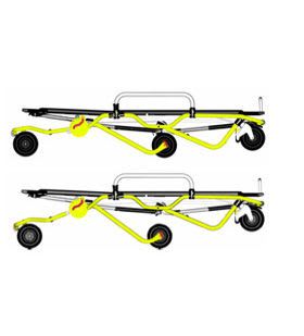 Rescue stretcher trolley / transport / height-adjustable / pneumatic 170 kg | Cross Spencer Italia