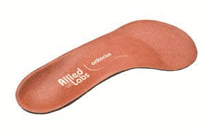 Orthopedic insoles with longitudinal arch pad Orthocise Allied OSI Labs