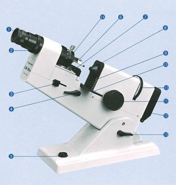Manual lensmeter LM-10, LM10DX Takagi Ophthalmic Instruments Europe