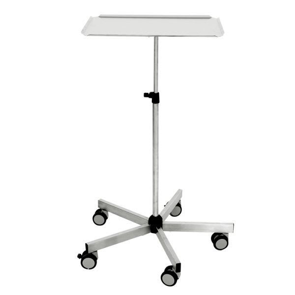 Height-adjustable instrument table / stainless steel / on casters Standard T1401813 mth medical GmbH & Co. KG