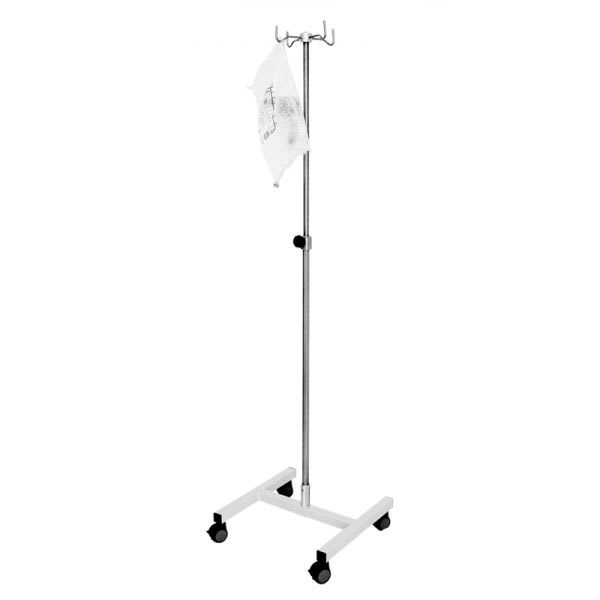 4-hook IV pole / telescopic / on casters 302320 mth medical GmbH & Co. KG