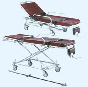 Emergency stretcher trolley / height-adjustable / mechanical / 2-section Cot ST-1, Cot ST-2 Paramed International FZCO