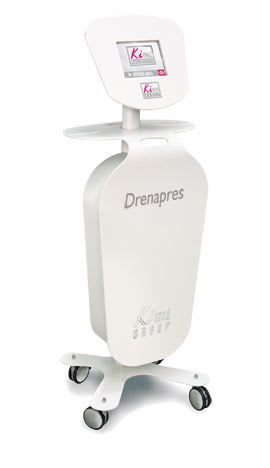 Pressure therapy unit (physiotherapy) / on trolley / 8 independent cells Drenapres ® Kimed Group