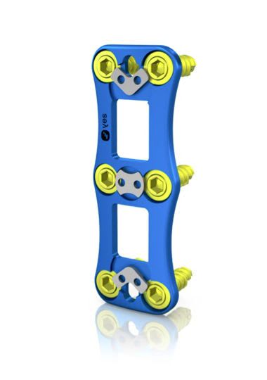 Cervical arthrodesis plate / anterior / 2 levels WeCOVER YELLOWSTEPS