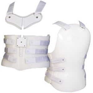 Thoracolumbosacral (TLSO) support corset / with sternal pad Innovation Rehab