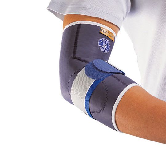 Elbow sleeve (orthopedic immobilization) / epicondylitis strap / with epicondylus muscle pad 0336 Thuasne