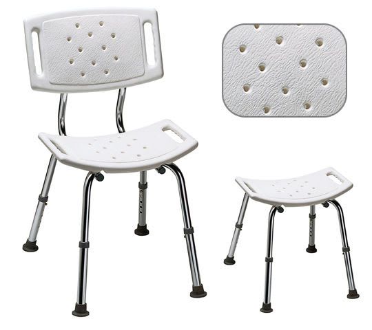 Shower chair / with backrest / height-adjustable max. 100 kg | W1600, W1610 Thuasne