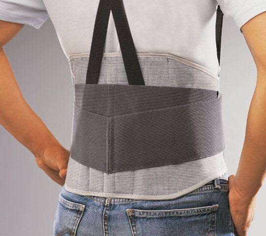 Lumbar support belt / with reinforcements / with suspenders Lombax Activity Thuasne