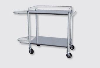 Instrument trolley / with basin bracket / 1-tray UPL-4108 United Poly Engineering