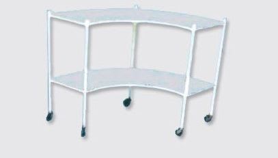 Instrument table / on casters / stainless steel / 2-tray UPL-4107 United Poly Engineering