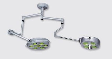 Halogen surgical light / ceiling-mounted / 2-arm UPL-6001 80000 LUX United Poly Engineering