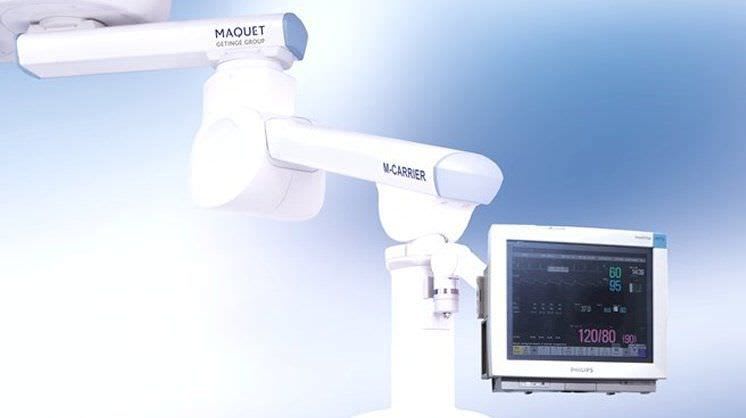 Medical monitor support arm / ceiling-mounted M-CARRIER MAQUET