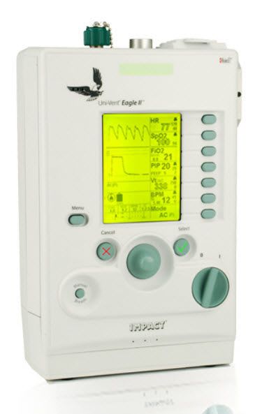 Resuscitation ventilator / CPAP Eagle II™ Impact Instrumentation