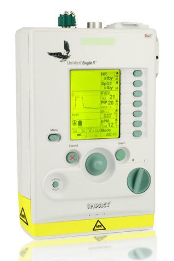 Resuscitation ventilator / non-magnetic Eagle II™MR Impact Instrumentation