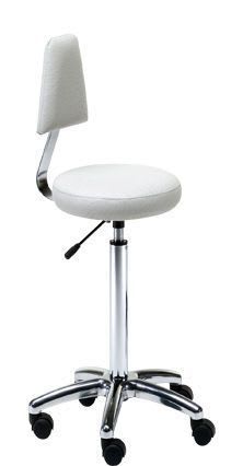 Veterinary stool / on casters / height-adjustable / with backrest SGA001 Lory Progetti Veterinari