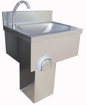 Stainless steel surgical sink LAV003 Lory Progetti Veterinari