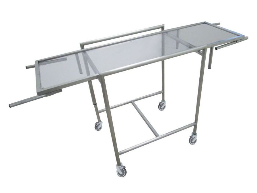 Transport stretcher trolley / veterinary / X-ray transparent / mechanical BAR005 Lory Progetti Veterinari