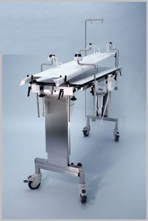 Veterinary operating table / mechanical / on casters 102 000 06 Hedo Medizintechnik