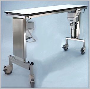 Veterinary operating table / electrical / mechanical / height-adjustable 102 000 Hedo Medizintechnik