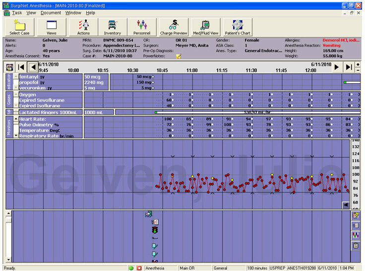 Management software / for anesthesia services / medical SurgiNet® Anesthesia Cerner