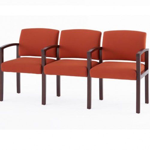 Beam seat / for waiting room / with armrests / with backrest Fairmont 504.3, Fairmont 504.3L Campbell Contract