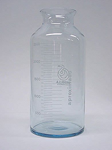 Medical suction pump jar / glass F-2500/1 Ordisi