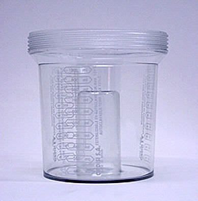 Suction unit jar / polycarbonate FV010019 Ordisi