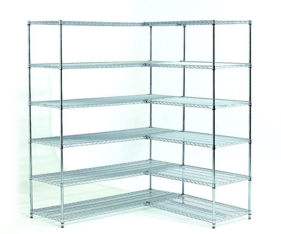 Stainless steel shelving unit / 5-shelf HYGIRACK Sclessin Productions