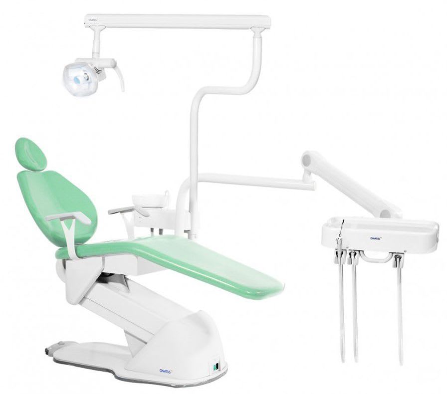 Dental treatment unit with electro-mechanical chair Gnatus G1 Cup F Gnatus