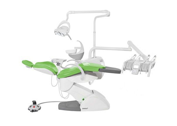 Dental treatment unit with electro-mechanical chair Gnatus G8 H Gnatus