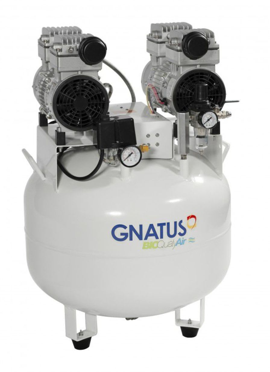 Medical compressor / for dental units / piston / oil-free 65 L | BioQualyAir Gnatus