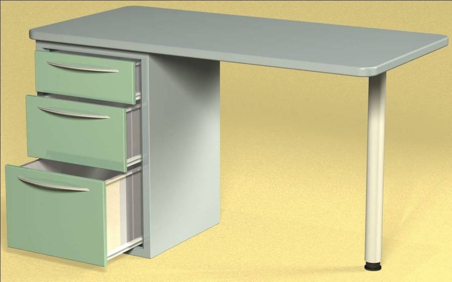 Healthcare facility worktop / with drawer W76 Farum