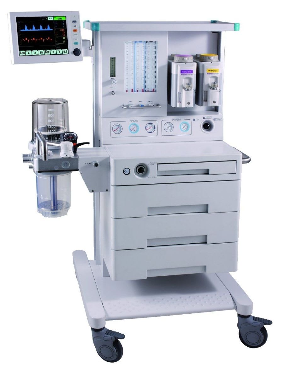 Anesthesia workstation with gas blender / 6-tube ANASTAZJA 7700 Farum