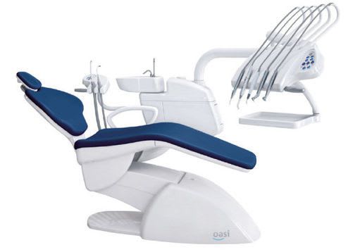 Dental treatment unit with electro-mechanical chair OASI Aria Continentale Dentalmatic