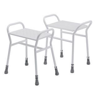 Height-adjustable shower stool / with armrests max. 190 kg | 4216 Roma Medical Aids