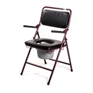 Commode chair / with backrest / with bucket / folding max. 133 kg | 3515 Roma Medical Aids