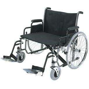 Passive wheelchair / folding / with legrest max. 317 kg | 1473X Roma Medical Aids