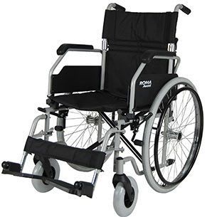 Passive wheelchair / height-adjustable / with legrest max. 114 kg | 1610 Roma Medical Aids