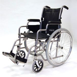 Passive wheelchair / height-adjustable / with legrest max. 114 kg | 1000 Roma Medical Aids