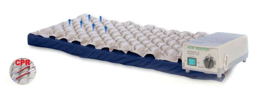 Hospital bed mattress / anti-decubitus / dynamic air / honeycomb DELUXE L/V Young Won Medical