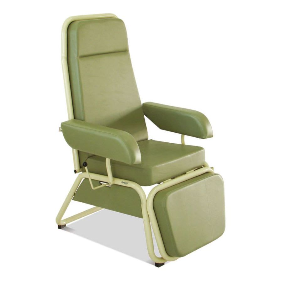 Reclining medical sleeper chair / manual HM 2056 B Hospimetal Ind. Met. de Equip. Hospitalares