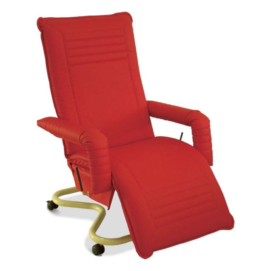 Reclining medical sleeper chair / on casters / manual HM 2056 J Hospimetal Ind. Met. de Equip. Hospitalares