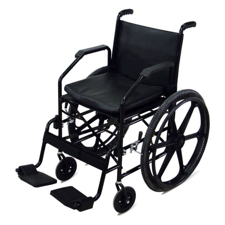 Passive wheelchair / folding HM 2055 Hospimetal Ind. Met. de Equip. Hospitalares