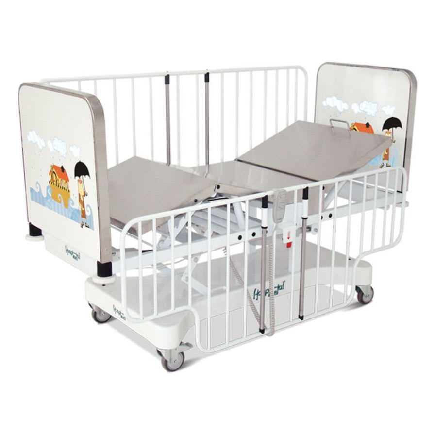 Electrical bed / 4 sections / pediatric HM 2001 P Hospimetal Ind. Met. de Equip. Hospitalares